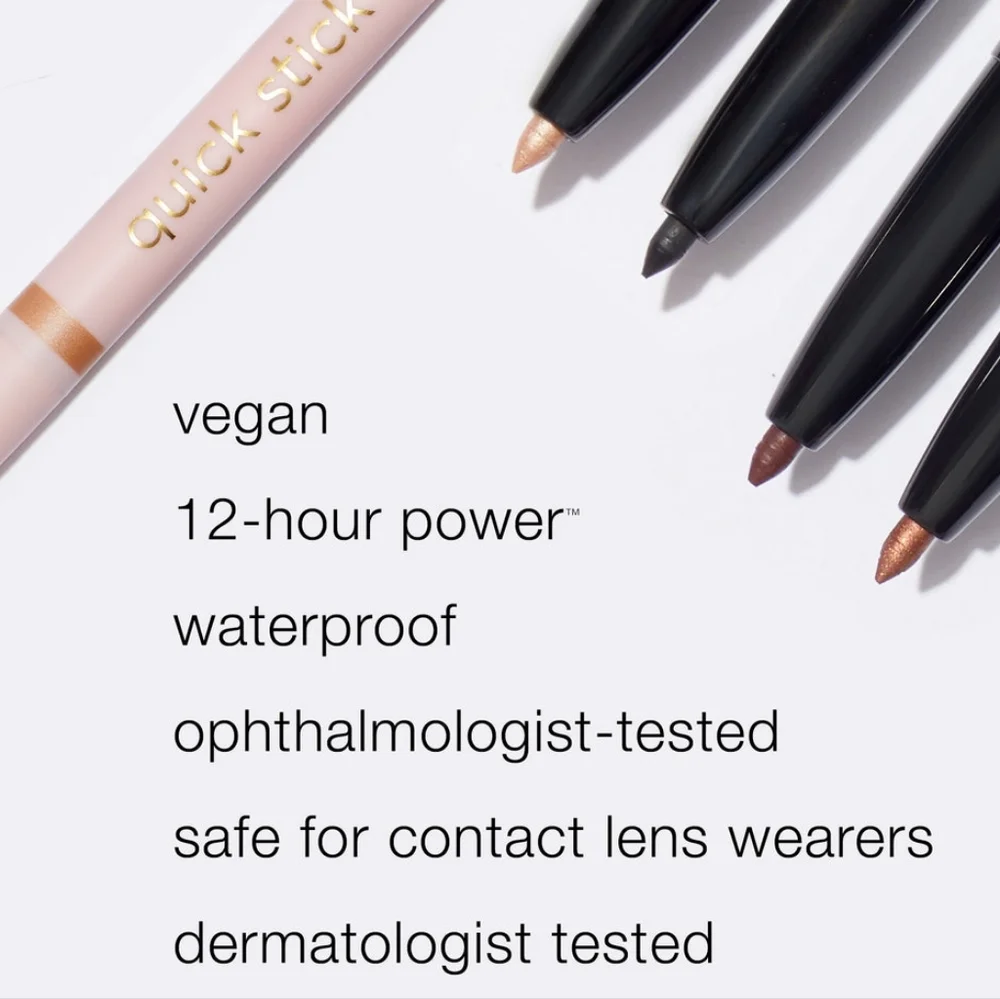 Black Champagne Tarte Quick Stick Dual-Ended Gel Eyeliner Brand New In Box